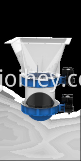 Dust collector locks air and unloads dust3